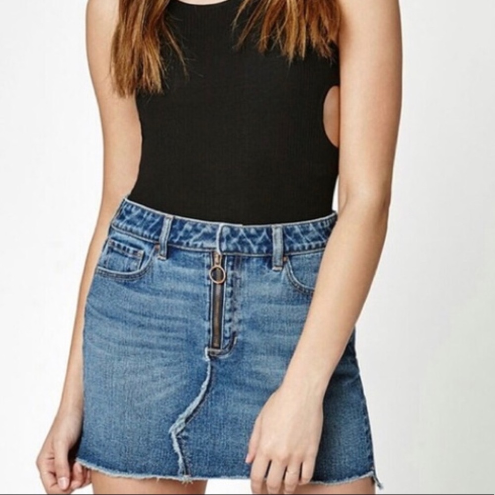 PACSUN Denim Skirt